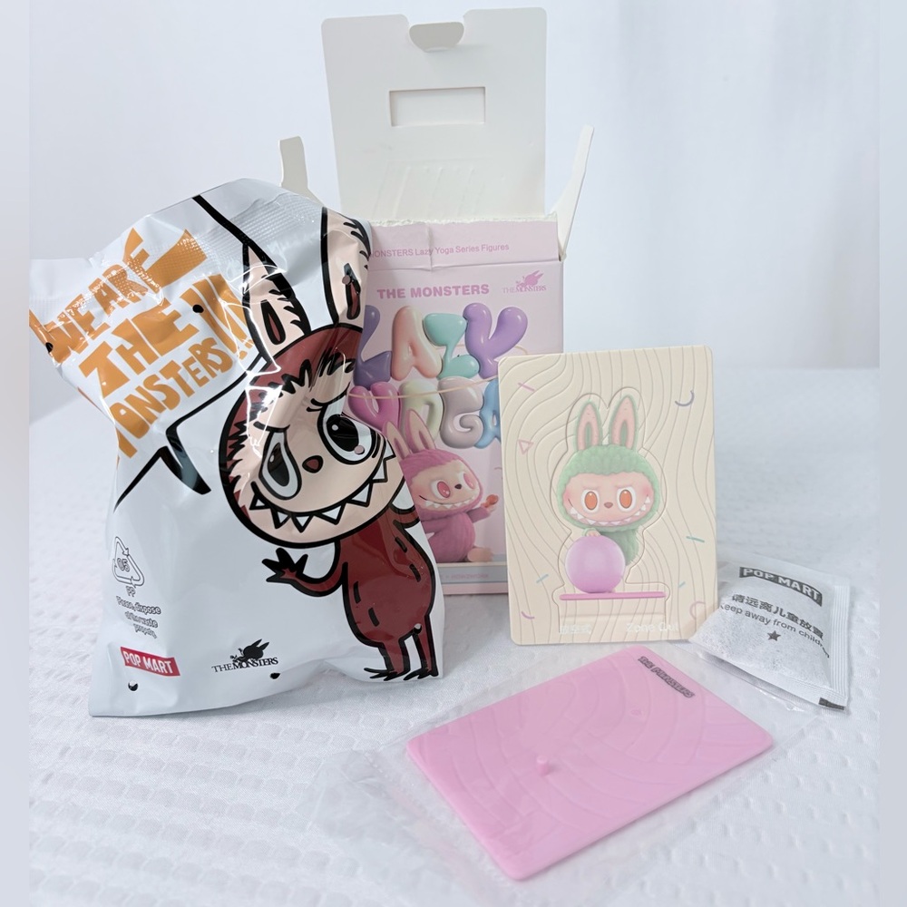 NIB Zone Out The Monsters Lazy Yoga Series figurine by PopMart